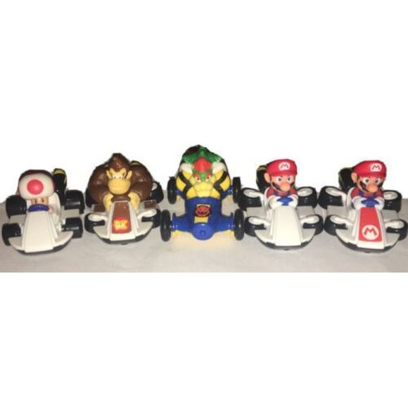 McDonald's Nintendo Mario Kart Happy Meal Toys Lot of 6 - Picture 1 of 9